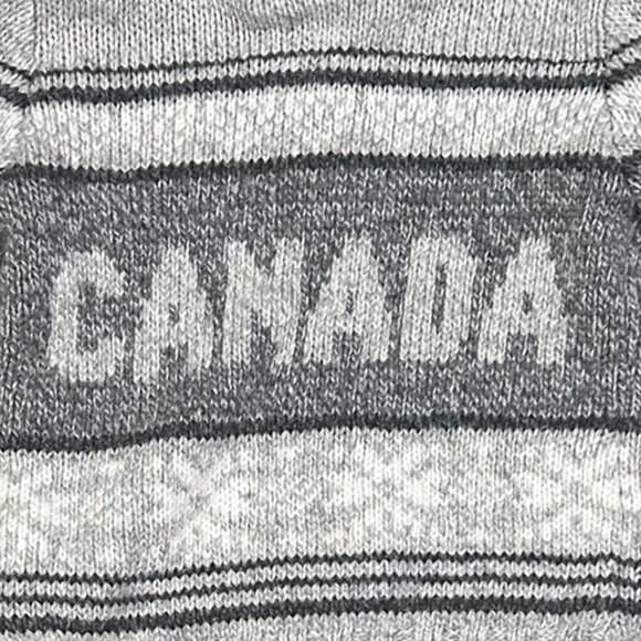 Canadiana Kids Cowichan-Style Sweater Sz M Cozycore Cabincore Heritage Winter - Picture 7 of 7